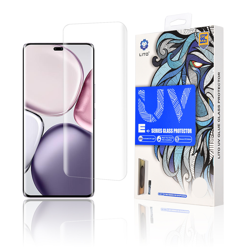 Levně Lito 3D UV sklo Honor Magic7 Lite X9c čiré