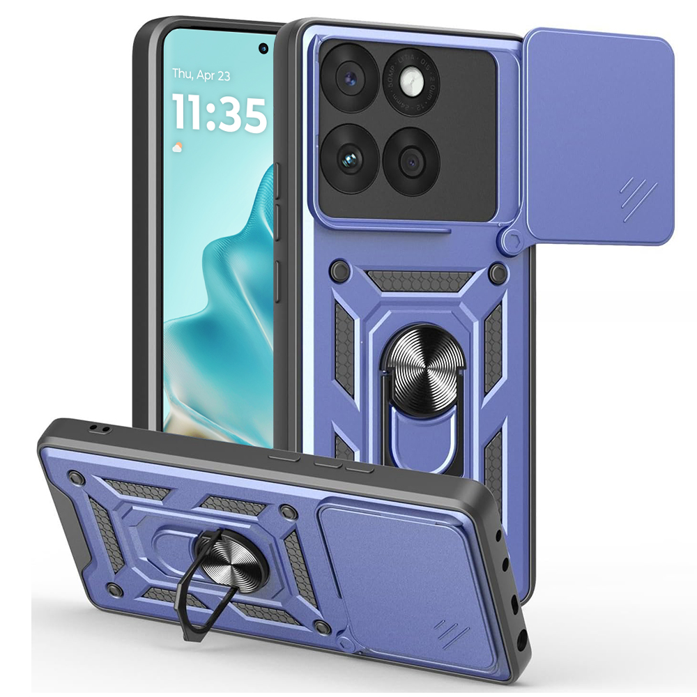 Techsuit CamShield Series pouzdro pro Motorola Edge 60/Edge 60 Fusion modré