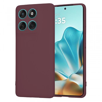 Techsuit SoftFlex pro Motorola Edge 60 Edge 60 Fusion švestkově červená