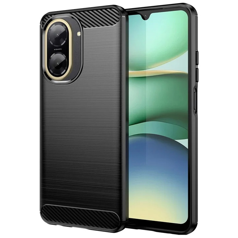 Levně Techsuit Carbon Silicone pro Xiaomi Redmi A5 4G Standard černý