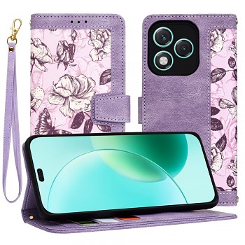 Techsuit FlipCraft Honor 400 Lite Tajemná fialová