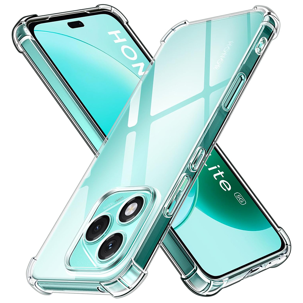 Levně Techsuit Shockproof silikonový obal Honor 400 Lite průhledný