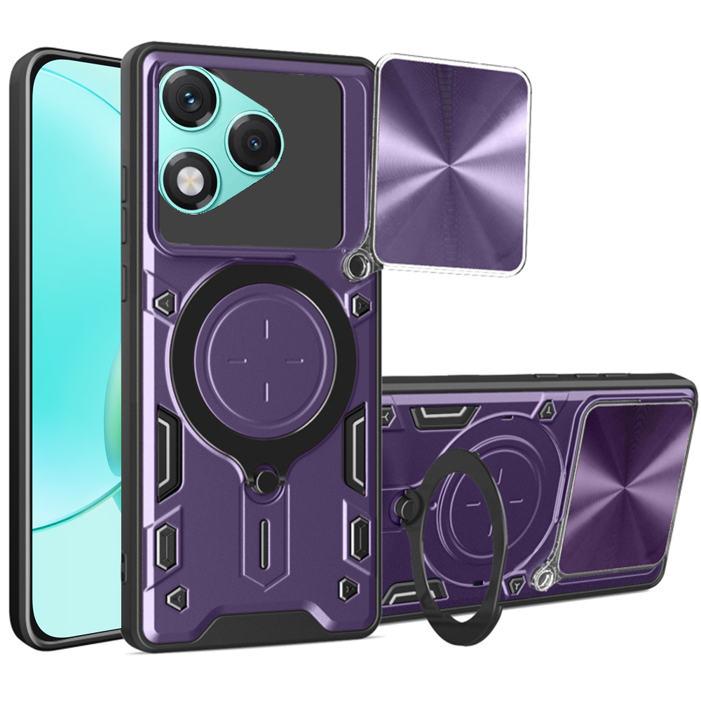 Levně Techsuit CamGuard Pro Honor 400 Lite fialová