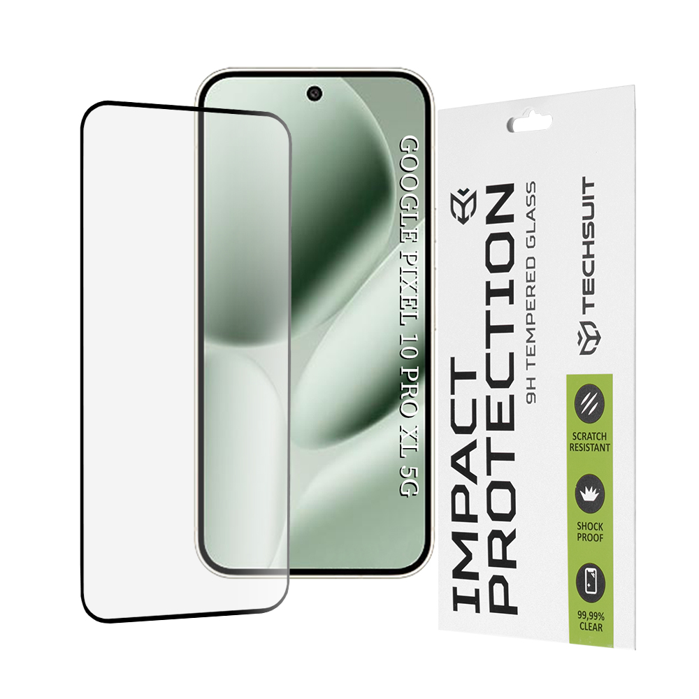 Levně Ochranné sklo Techsuit 111D pro Google Pixel 10 Pro XL černé