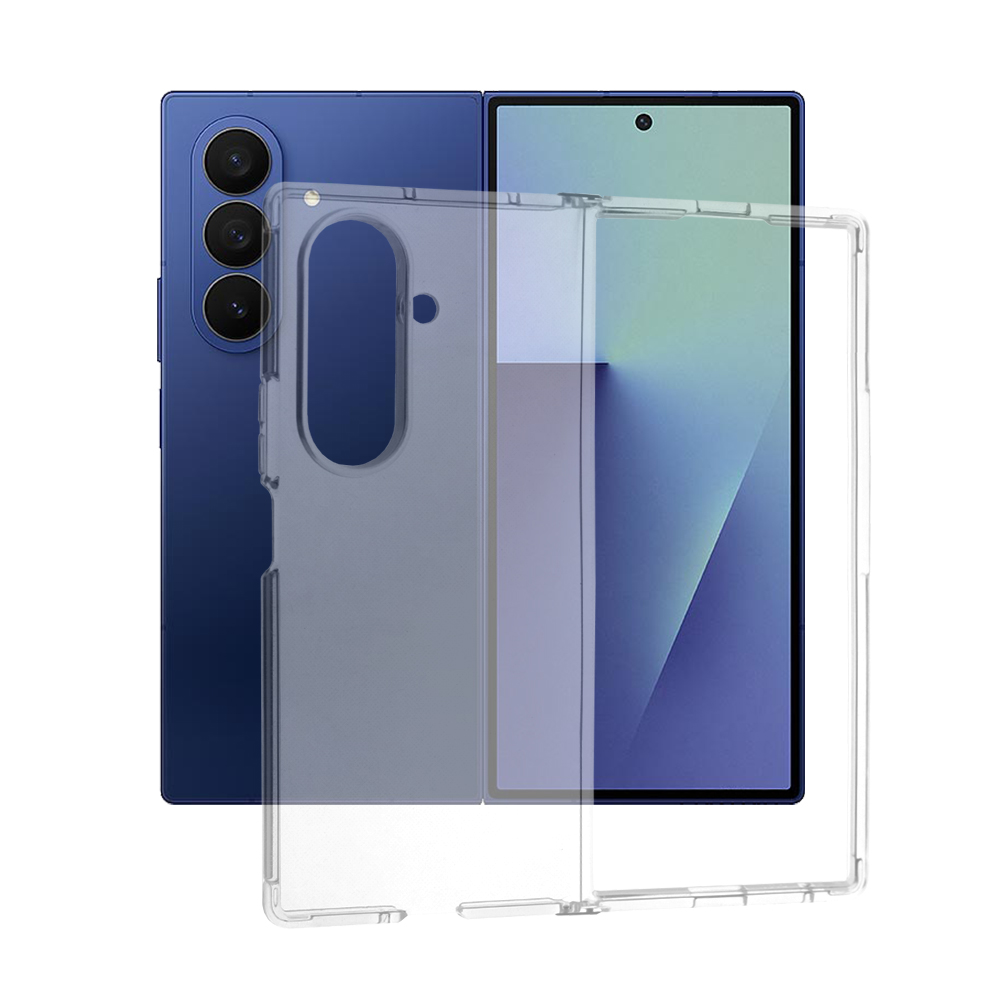 Levně Techsuit silikonové pouzdro Samsung Galaxy Z Fold7 průhledné