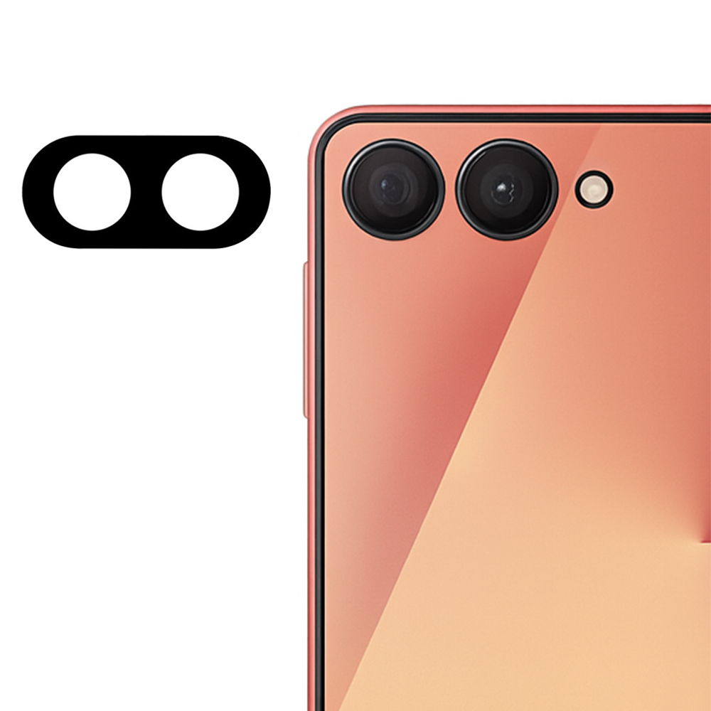 Levně Techsuit - Ochranné sklo fotoaparátu - Samsung Galaxy Z Flip7 - Černá