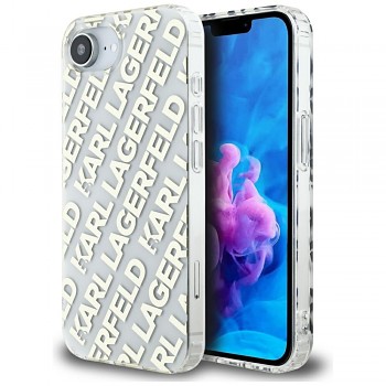 Karl Lagerfeld IML Luxury iPhone 16e zlatý Fullover Logo