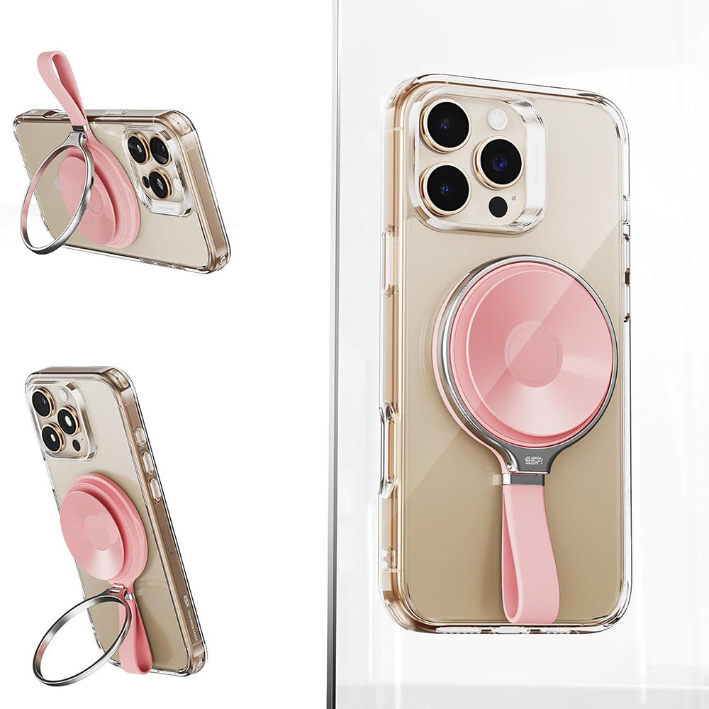 Levně ESR Suction Phone Mount HaloLock Držák na telefon na zrcadlo růžový