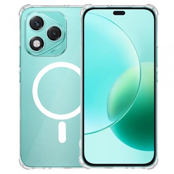 Techsuit Shockproof průhledný silikonový MagSafe Honor 400 Lite průhledný