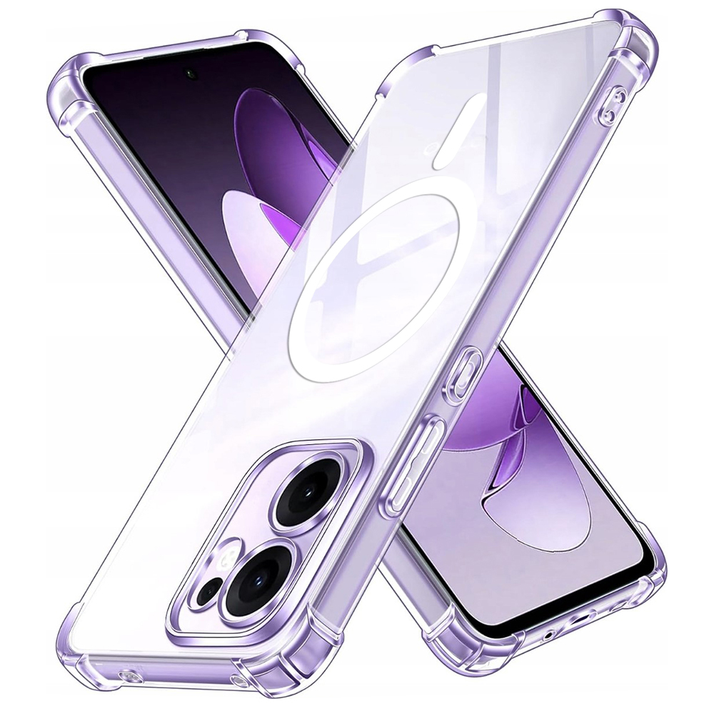 Levně Techsuit Shockproof průhledný silikonový MagSafe pro Oppo Reno13 F 4G 5G FS