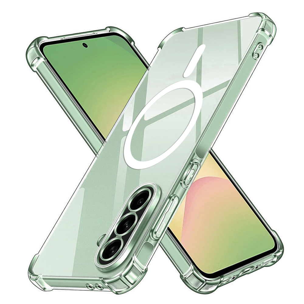 Levně Techsuit Shockproof průhledný silikonový MagSafe pro Samsung Galaxy A56 5G průhledný