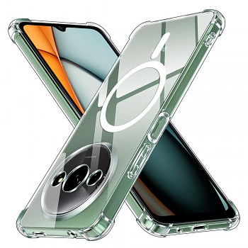 Techsuit Shockproof průhledný silikonový MagSafe pro Xiaomi Redmi A3 A3x průhledný