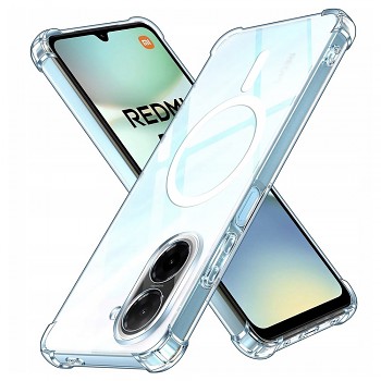 Techsuit Shockproof průhledný silikonový MagSafe pro Xiaomi Redmi A5 4G průhledný