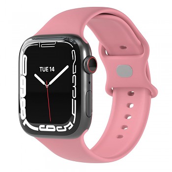 Techsuit řemínek pro Apple Watch 1-11 SE SE 2 SE 3 38-42mm růžový