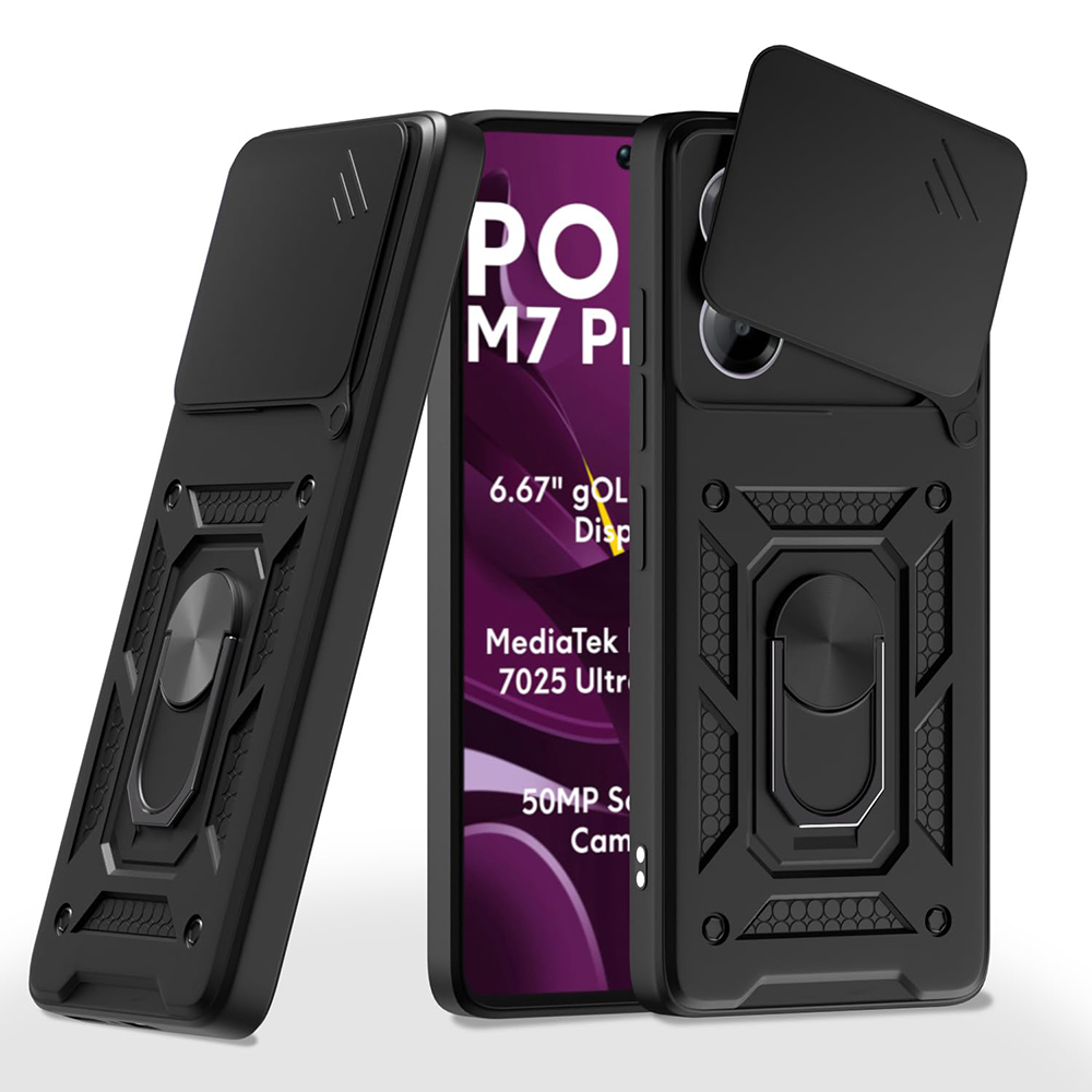 Levně Techsuit CamShield Series pro Xiaomi Poco M7 Pro 5G černý