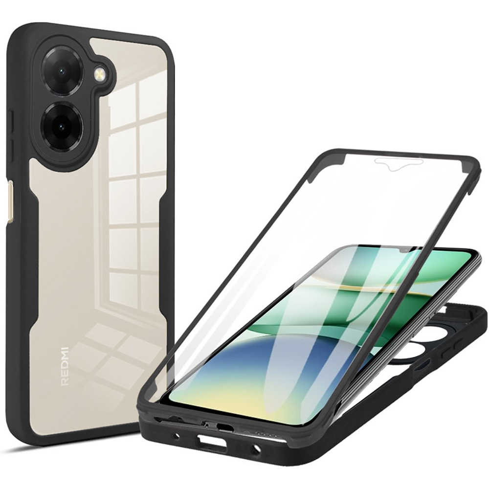 Levně Techsuit ColorVerse 360 Series + Ochranná fólie Xiaomi Redmi A5 4G Černá