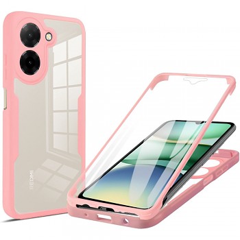 Techsuit ColorVerse 360 Series + Ochranné sklo Xiaomi Redmi A5 4G Růžová