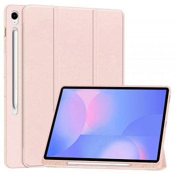 Techsuit Flex Trifold s držákem na tužku pro Samsung Galaxy Tab S10 FE Plus růžová