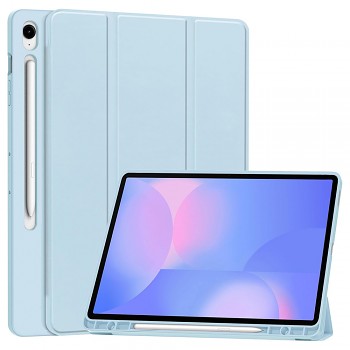 Pouzdro Techsuit Flex Trifold s držákem na tužku pro Samsung Galaxy Tab S10 FE Plus světle modré