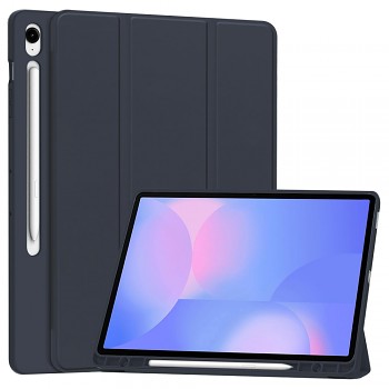 Pouzdro Techsuit Flex Trifold s držákem na tužku pro Samsung Galaxy Tab S10 FE Plus tmavě modré