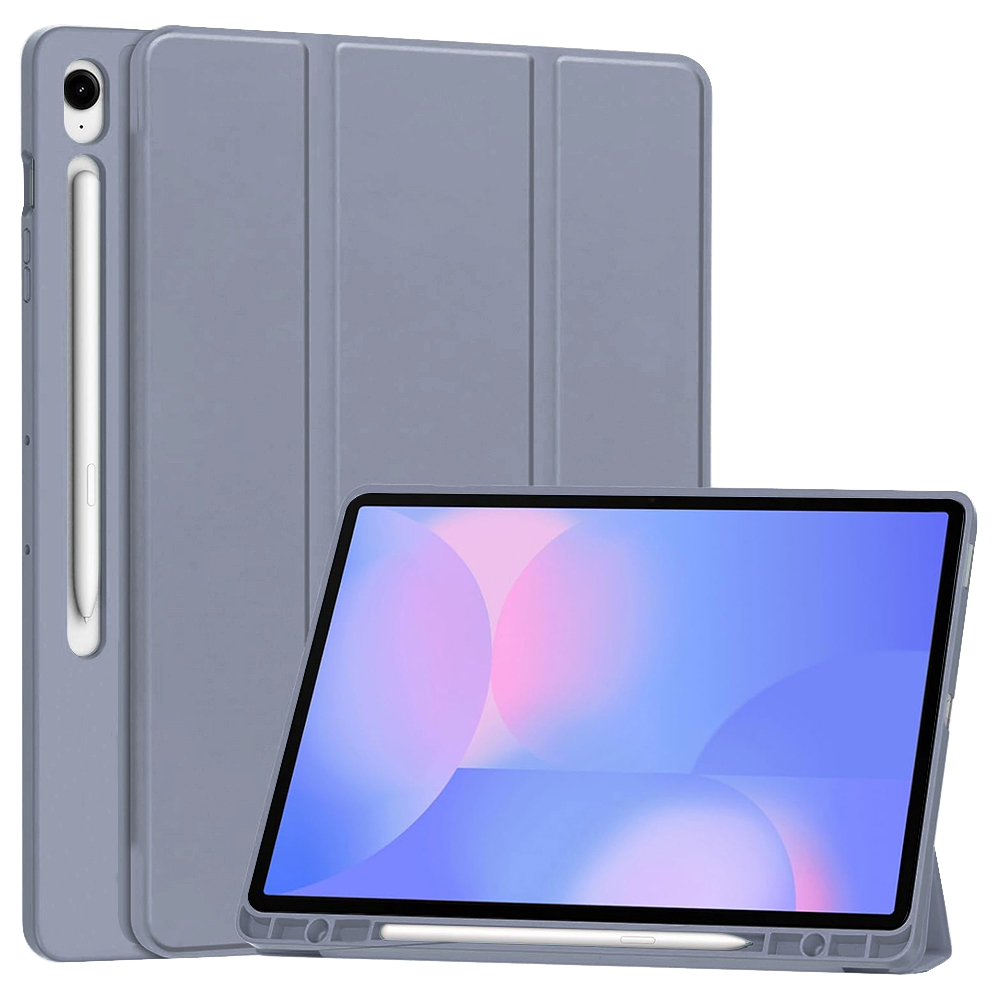 Levně Techsuit Flex Trifold s držákem na tužku pro Samsung Galaxy Tab S10 FE Plus fialová