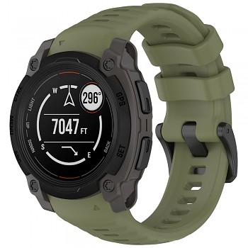 Řemínek na hodinky Garmin Instinct E 45mm zelený Techsuit W076