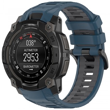 Řemínek Techsuit Garmin Instinct 3 45mm/Instinct 3 45 Solar námořnická modrá