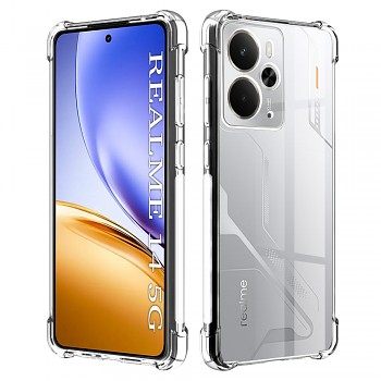 Techsuit Shockproof průhledný silikon pro Realme 14 / Realme 14T průhledný