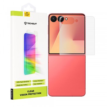 Techsuit Clear Vision Glass [Přední obrazovka] Samsung Galaxy Z Flip7 Transparentní