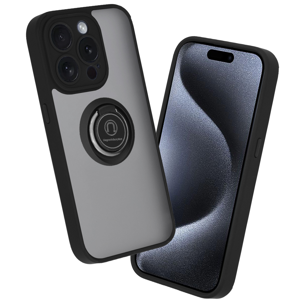 Levně Techsuit Glinth pouzdro pro iPhone 15 Pro černé