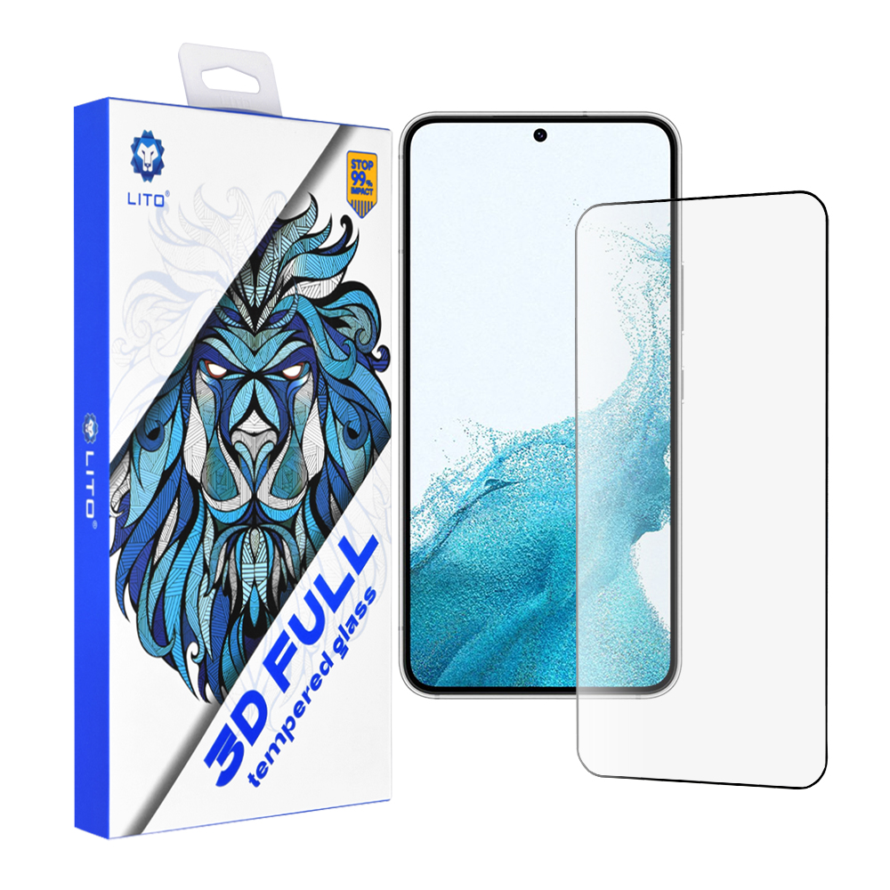 Levně Lito 3D Full Cover pro Samsung Galaxy S22 5G S23 černá