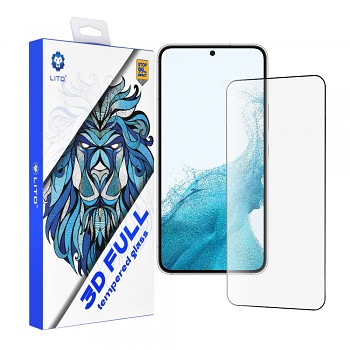 Lito 3D Full Cover pro Samsung Galaxy S22 5G S23 černá