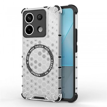 Techsuit HoneyComb Shield MagSafe pro Xiaomi Redmi Note 13 Pro 5G Poco X6 bílý