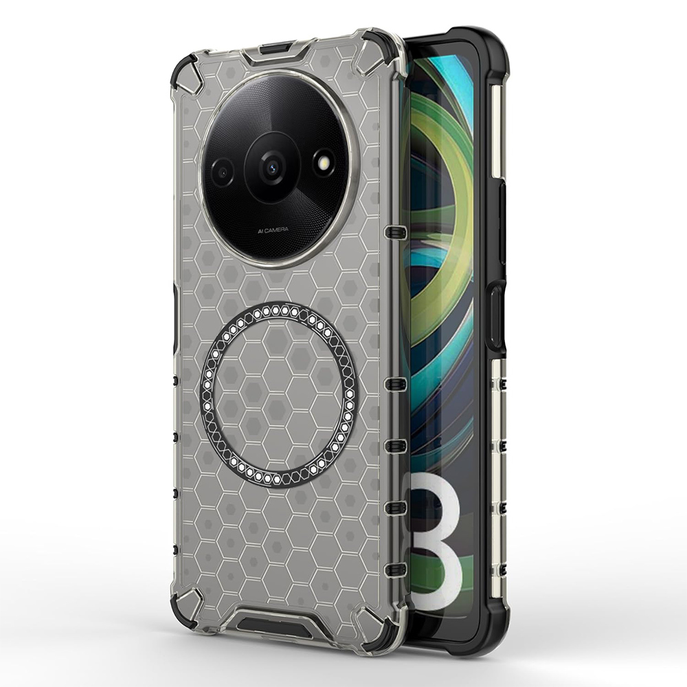 Levně Techsuit HoneyComb Shield MagSafe pro Xiaomi Redmi A3 Redmi A3x černá