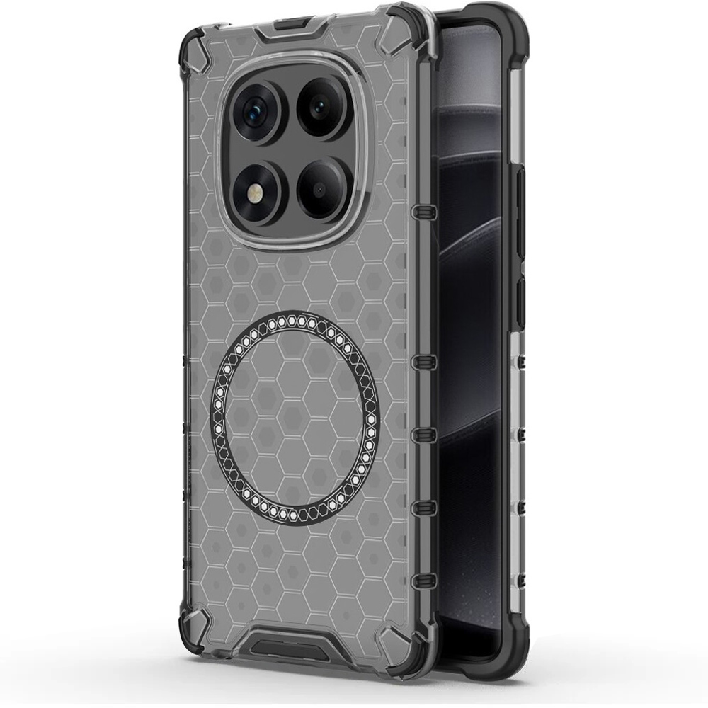 Levně Techsuit HoneyComb Shield MagSafe pro Xiaomi Redmi Note 14 Pro 4G černý