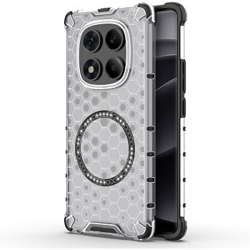 Techsuit HoneyComb Shield MagSafe pro Xiaomi Redmi Note 14 Pro 4G bílý