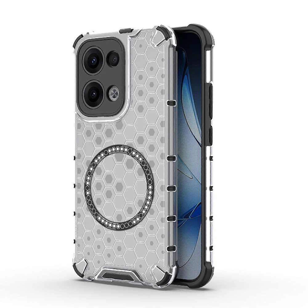 Levně Techsuit HoneyComb Shield MagSafe pro Oppo Reno13 bílý