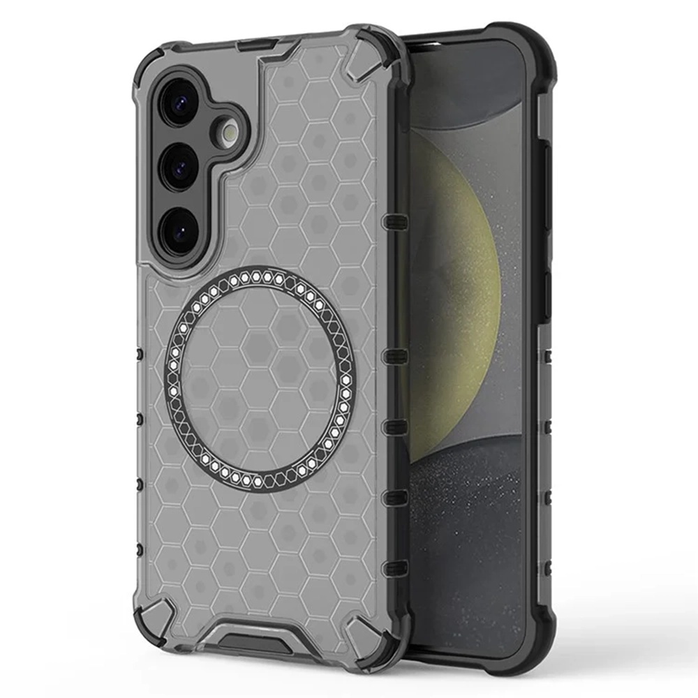 Levně Techsuit HoneyComb Shield MagSafe pro Samsung Galaxy S24 černá