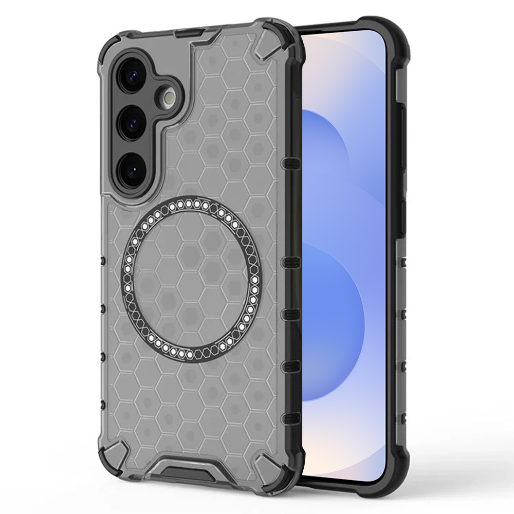 Levně Techsuit HoneyComb Shield MagSafe pro Samsung Galaxy S25 černý