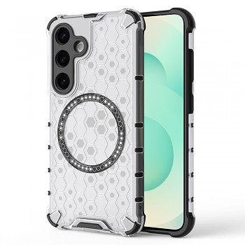 Techsuit HoneyComb Shield MagSafe pro Samsung Galaxy S25 Plus bílý