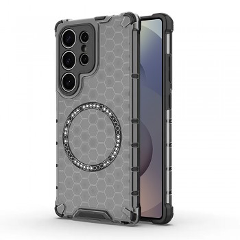 Techsuit HoneyComb Shield MagSafe pro Samsung Galaxy S25 Ultra černá