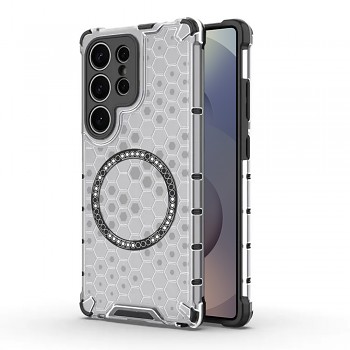 Techsuit HoneyComb Shield MagSafe pro Samsung Galaxy S25 Ultra bílý