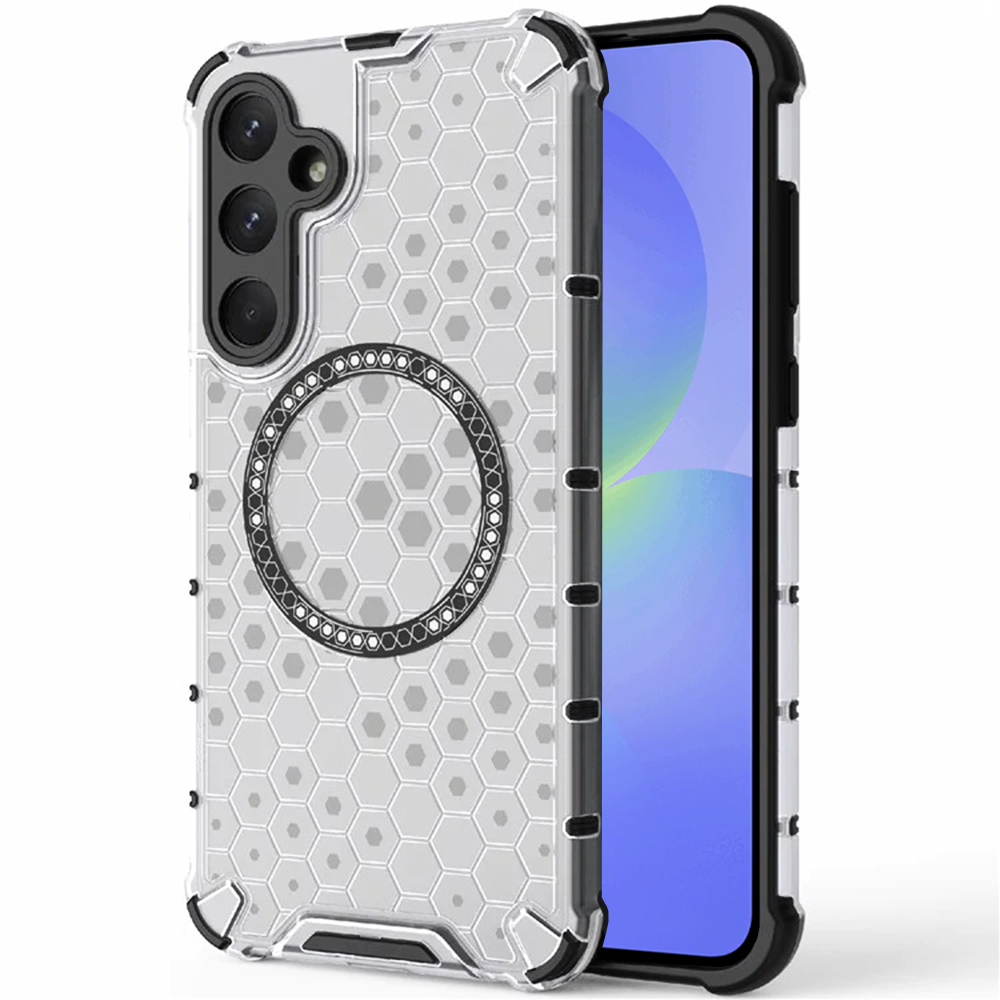 Levně Techsuit HoneyComb Shield MagSafe pro Samsung Galaxy A36 5G bílý
