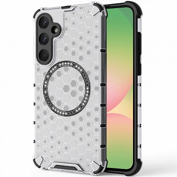 Techsuit HoneyComb Shield MagSafe pro Samsung Galaxy A56 5G bílý