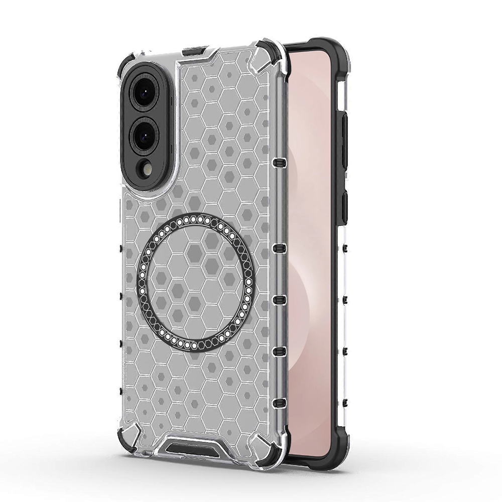 Levně Techsuit HoneyComb Shield MagSafe pro Samsung Galaxy S25 Edge bílý