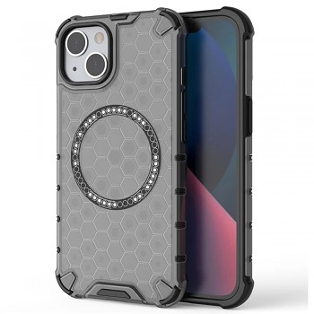 Techsuit HoneyComb Shield MagSafe pro iPhone 13 černý