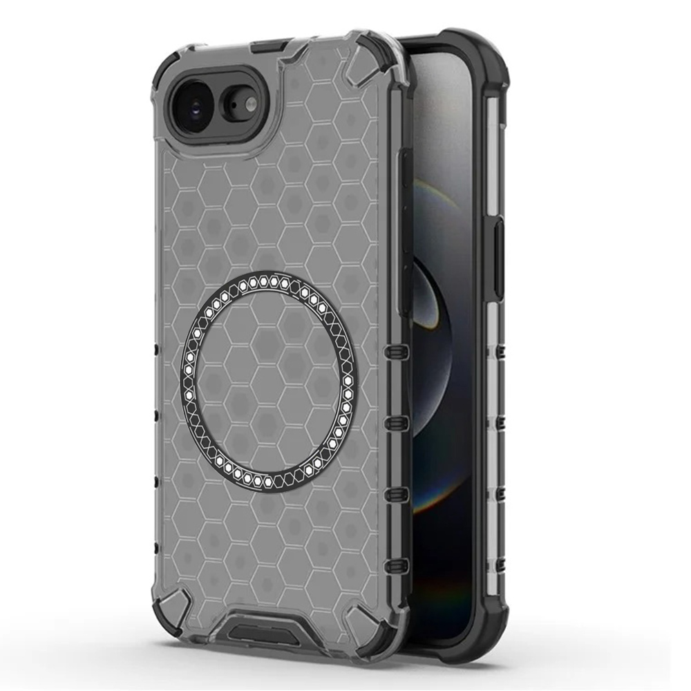 Levně Techsuit HoneyComb Shield MagSafe pro iPhone 16e černý