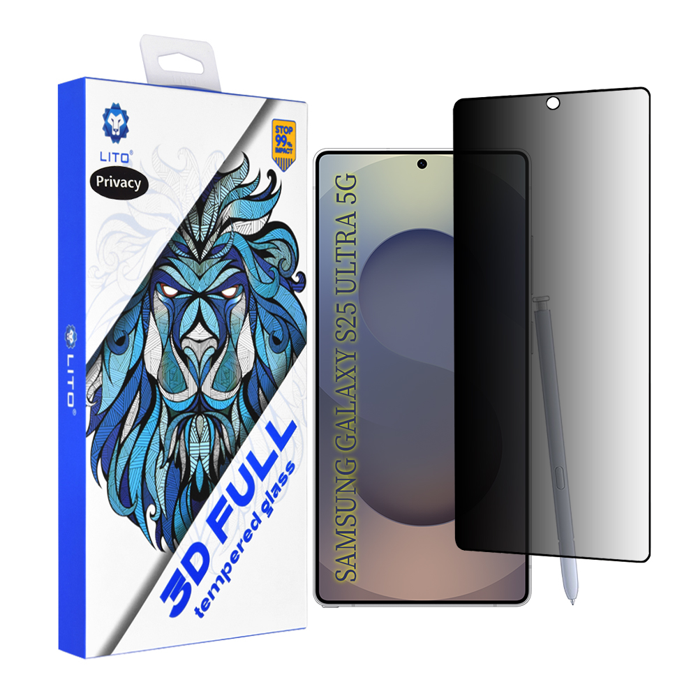 Levně Lito 3D Full Cover pro Samsung Galaxy S25 Ultra soukromí