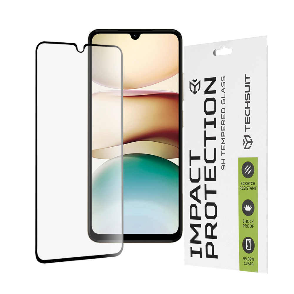 Levně Ochranné sklo Techsuit 111D pro Xiaomi Redmi A5 4G černé