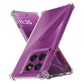 Techsuit Shockproof průhledný silikonový obal Motorola Edge 60 Pro průhledný